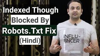 Indexed though blocked by robotstxt problem fix in blogger amp wordpress Hindi [upl. by Nyberg]