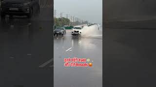 Indian Expressways की ये हालत है 5 Minute की बारिश में 🌧️ arunpanwar fordendeavour alloywheels [upl. by Liane451]