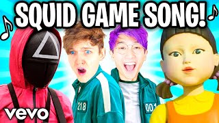 THE SQUID GAME SONG 🎵 Official LankyBox Music Video [upl. by Stroud112]