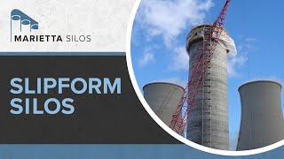 Concrete Silo Construction Methods  Slipform Silos [upl. by Akienaj]