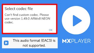 1490 ARMv8 NEON Codec  EAC3 audio not supported Mx Player  custom codec 1490 arm v8 neon [upl. by Assenar]