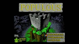 Populous  Super Nintendo Entertainment System  Intro amp Title Screen [upl. by Cully225]