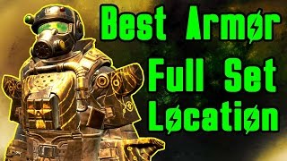 Fallout 4 Best Armor  How to get FULL Marine Assault Armor Set for FREE Location Guide [upl. by Rheba]