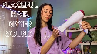 Peaceful  Hair Dryer ASMR Sound 2H [upl. by Yasmeen]