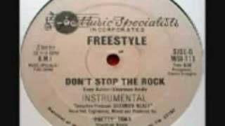 Freestyle  Dont Stop The Rock whit lyrics [upl. by Dorette]