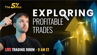 Exploring Profitable Trades The5ers Live Trading Room [upl. by Fried601]