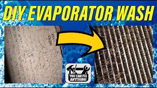 DIY AC Evaporator Cleaning  No Removal Needed [upl. by Leipzig368]