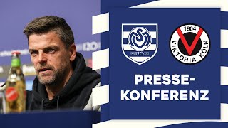 quotOffenes Spielquot  Pressekonferenz  MSVVIK  ZebraTV  22102022 [upl. by Janela]