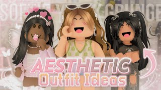 10 Aesthetic Roblox Girl Outfits WITH CODES amp LINKS  Softie Y2K Grunge Etc [upl. by Tarton75]