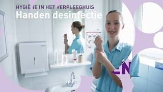 Hygiëne in het verpleeghuis handen desinfecteren [upl. by Meave]