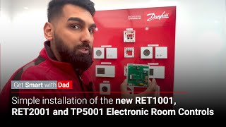 Get smart with Dad – Easy installation of RET1001 RET2001 TP5001 with industry standard backplate [upl. by Suoiluj396]