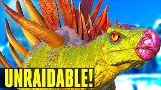 NEVER GET RAIDED AGAIN WITH THIS ONE DINO KENTROSAURUS FIRST LOOK 257 Ark Survival Evolved [upl. by Rodablas]