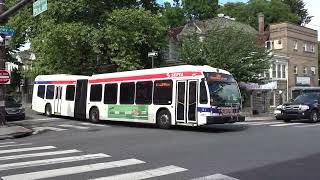 SEPTA NOVABUS LFSA 7323 ARRIVES TO OLNEY TRANSPORTATION CENTER ON THE 6 [upl. by Ymeraj]