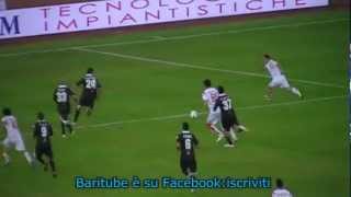 Bari  Grosseto 11 Galano goal pallonetto SPETTACOLO 06 04 2012mpg [upl. by Gaye927]