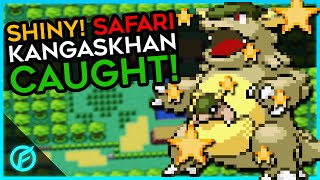 LIVE SHINY SAFARI KANGASKHAN CAUGHT  Pokemon Fire Red  Leaf Green [upl. by Nnylamme]