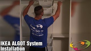 IKEA ALGOT System Installation [upl. by Aaren555]