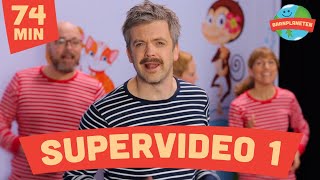 Kompisbandet  Supervideo 1  Barnens favoriter 10 gånger [upl. by Rufus]