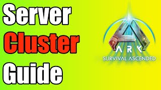 How to setup a Cluster for Ark on Nitrado arksurvivalascended [upl. by Evadnee]