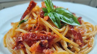 PASTA AL POMODORO INVERNALE  RICETTA SEMPLICE FACILE E VELOCE🍅 [upl. by Yelrihs836]