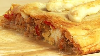 Rezept Spanische Thunfisch Empanadas Empanada de atún selber machen [upl. by Enywtna509]