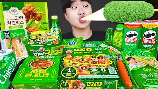 ASMR MUKBANG 편의점 핵불닭 미니 떡볶이 amp 핫도그 amp 치즈 피자 FIRE Noodle amp HOT DOG amp CHEESE PIZZA EATING SOUND [upl. by Nauht]