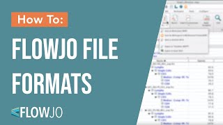 How to use FlowJo File Formats [upl. by Burnard434]