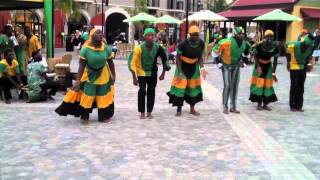 Traditional Jamaican Dance  Royal Carribean Allure of the Seas [upl. by Anairuy]