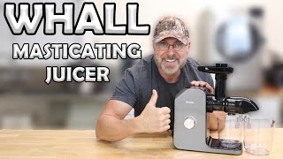 Testing The Whall Masticating Juicer  Is It Any Good [upl. by Narut]