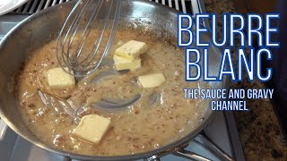 Beurre Blanc  Classic French Butter Sauce  How to Make a Beurre Blanc Sauce  Easy Butter Sauce [upl. by Hurty]