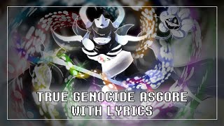 Undertale True Genocide Asgore With Lyrics [upl. by Ellekram]