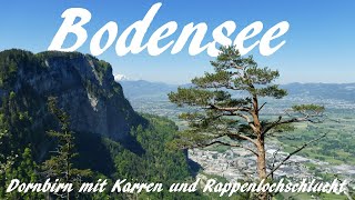 Bodensee Dornbirn mit tollen Wandermöglichkeiten am Karren und der Rappenlochschlucht  Vlog 169 [upl. by Brenan]