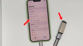 How to connect otg to iphone 13 iPhone 12 iPhone 11 [upl. by Senior]