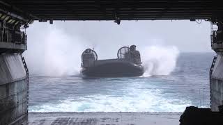 LCAC Operations aboard USS Bonhomme Richard LHD 6 Exercise Cobra Gold [upl. by Spanos]