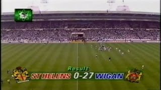 St Helens v Wigan  1989 Challenge Cup Final [upl. by Enirac]