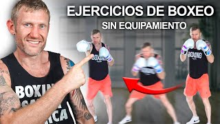 4 Ejercicios de Boxeo SIN EQUIPAMIENTO para entrenar en casa [upl. by Sadnalor]