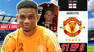 OMG WHAT A GOAL DIALLO  FC 24 MAN UNITED CAREER MODE S1 EP 9 [upl. by Kirsch]