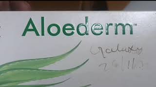 Aloderm aloe Vera  lotion useful in dry skin in children aloederm skin cream Review and medicine [upl. by Akkinahs879]