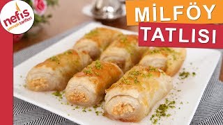 Şerbetli Milföy Tatlısı  Pratik Tatlı Tarifleri  Nefis Yemek Tarifleri [upl. by Yvehc]