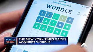 The New York Times Games acquires Wordle [upl. by Ahcatan622]