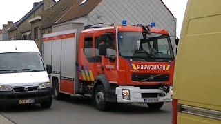 Middelkerke Brandweer met Ladderwagen  Materieelwagen [upl. by Nwaf]