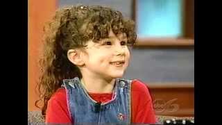 Hallie Eisenberg interview 1998 Age 6 [upl. by Ranilopa]