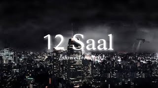 12 Saal  Bilal Saeed  Slowed amp Reverb [upl. by Aner366]