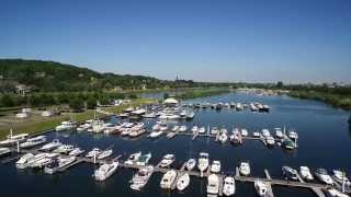 Jachthaven Maastricht  Maastricht Marina in vogelvlucht [upl. by Efrem]