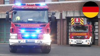 HLF20 amp DLK2312  Feuerwehr Stolberg Hauptamtliche Wache [upl. by Hadwyn]