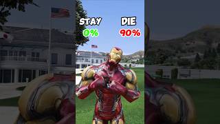 Other people will decide if Ironman stay or die 💀gta5 [upl. by Sakram748]