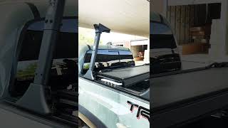 Tacoma Bed Rack amp BAKFLIP MX4 Truck Bed Cover Installation [upl. by Binni]