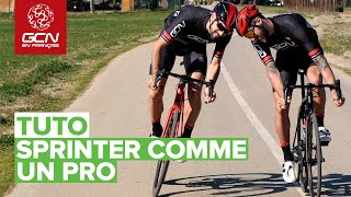 Comment sprinter comme un cycliste professionnel  Tuto [upl. by Bonnice]