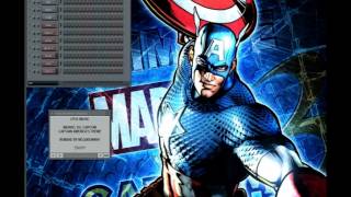 Marvel Vs Capcom  Captain Americas Theme  CPS1 ReArrange FL Studio [upl. by Hildick]