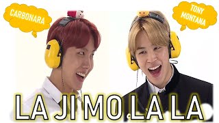 CARBONARA  TONY MONTANA  LAJIMOLALA  Full Video  BTS Jimin Funny Moment RUN BTS 🤣 [upl. by Rosenfeld]