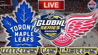 Toronto Maple Leafs vs Detroit Red Wings LIVE Stream Game Audio  NHL LIVE Stream Global Series 2023 [upl. by Lengel700]